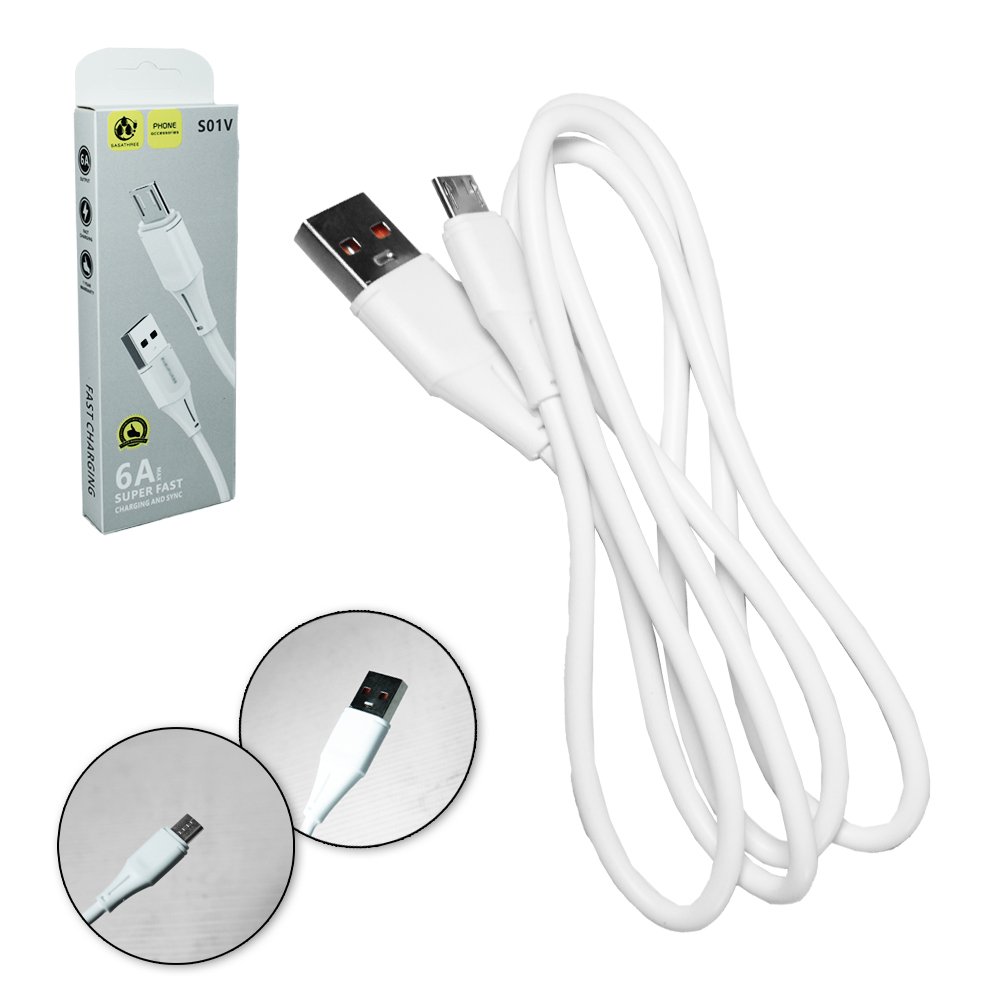 CABO PARA CELULAR USB X V8 6A 1M