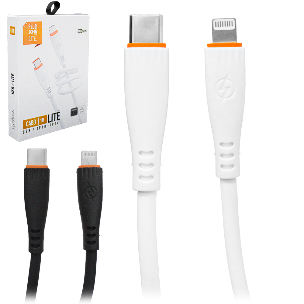 CABO PARA CELULAR LIGHTNING TIPO-C X 1M