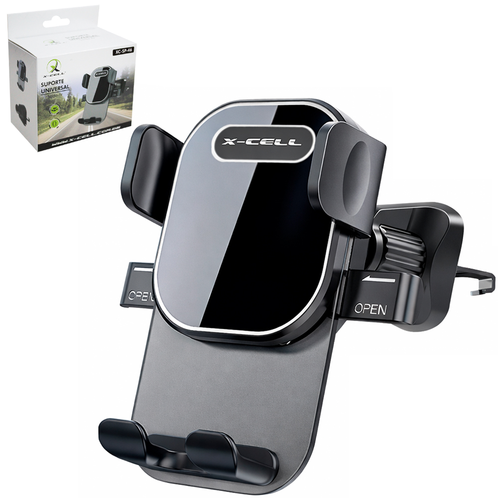 SUPORTE UNIVERSAL AUTOMOTIVO SAIDA DE AR PARA CELULAR / GPS X-CELL