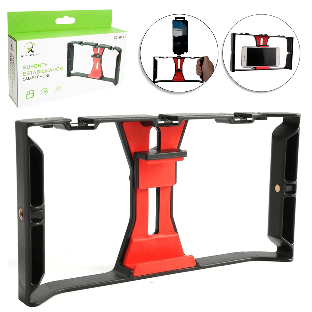 SUPORTE ESTABILIZADOR SMARTPHONE 360º X-CELL 25,5X13X5,5CM