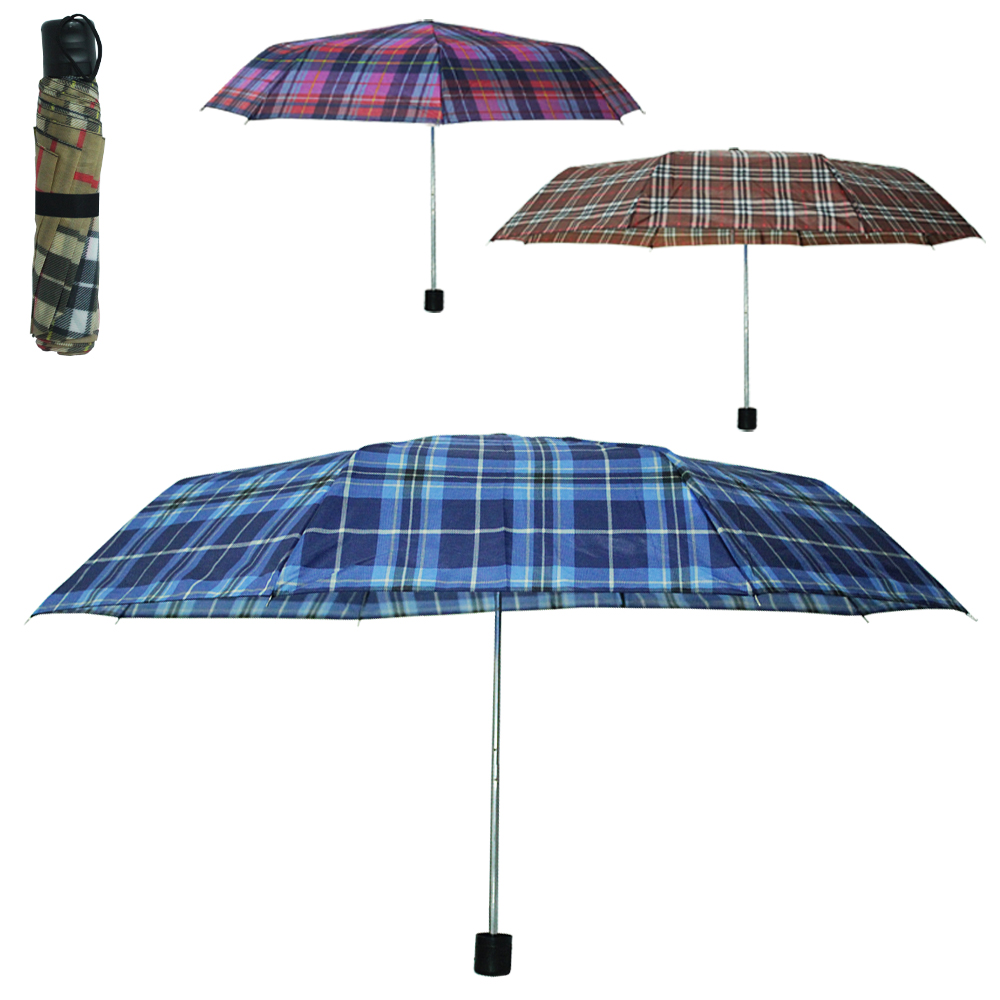 GUARDA CHUVA SOMBRINHA DE POLIESTER MANUAL RETRATIL 8 VARETAS CABO RETO 95CM DE Ø