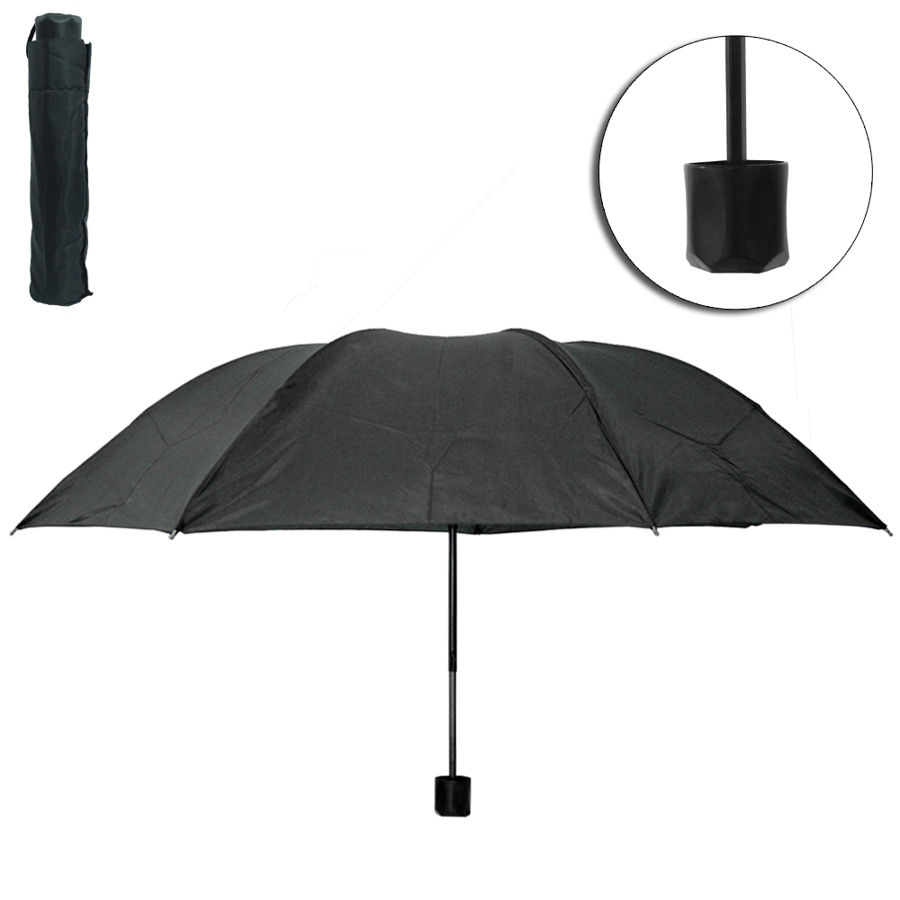 GUARDA CHUVA SOMBRINHA DE POLIESTER MANUAL RETRATIL RAINY DAY 8 VARETAS CABO RETO 95CM DE Ø