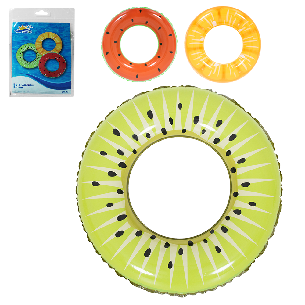 BOIA CIRCULAR INFLAVEL FRUTAS 90CM DE Ø