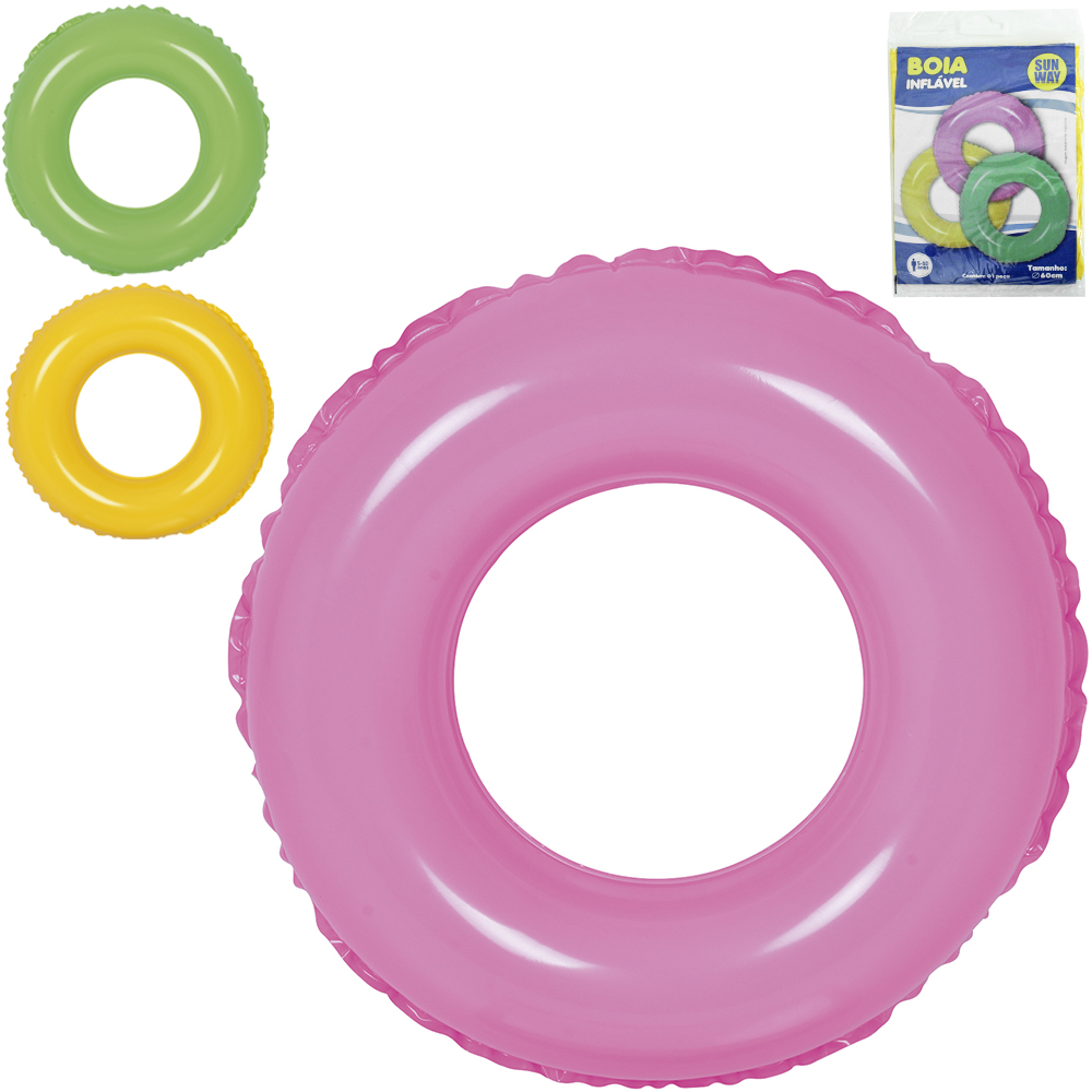 BOIA CIRCULAR INFLAVEL COLORS SUN WAY 60CM DE Ø