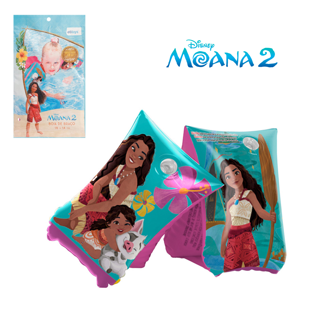 BOIA DE BRACO INFLAVEL MOANA 2 18X14CM