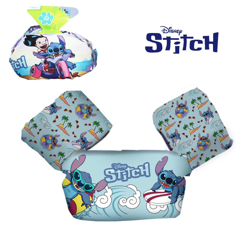 COLETE INFANTIL COM BOIA DE BRACO STITCH 56X16X12CM