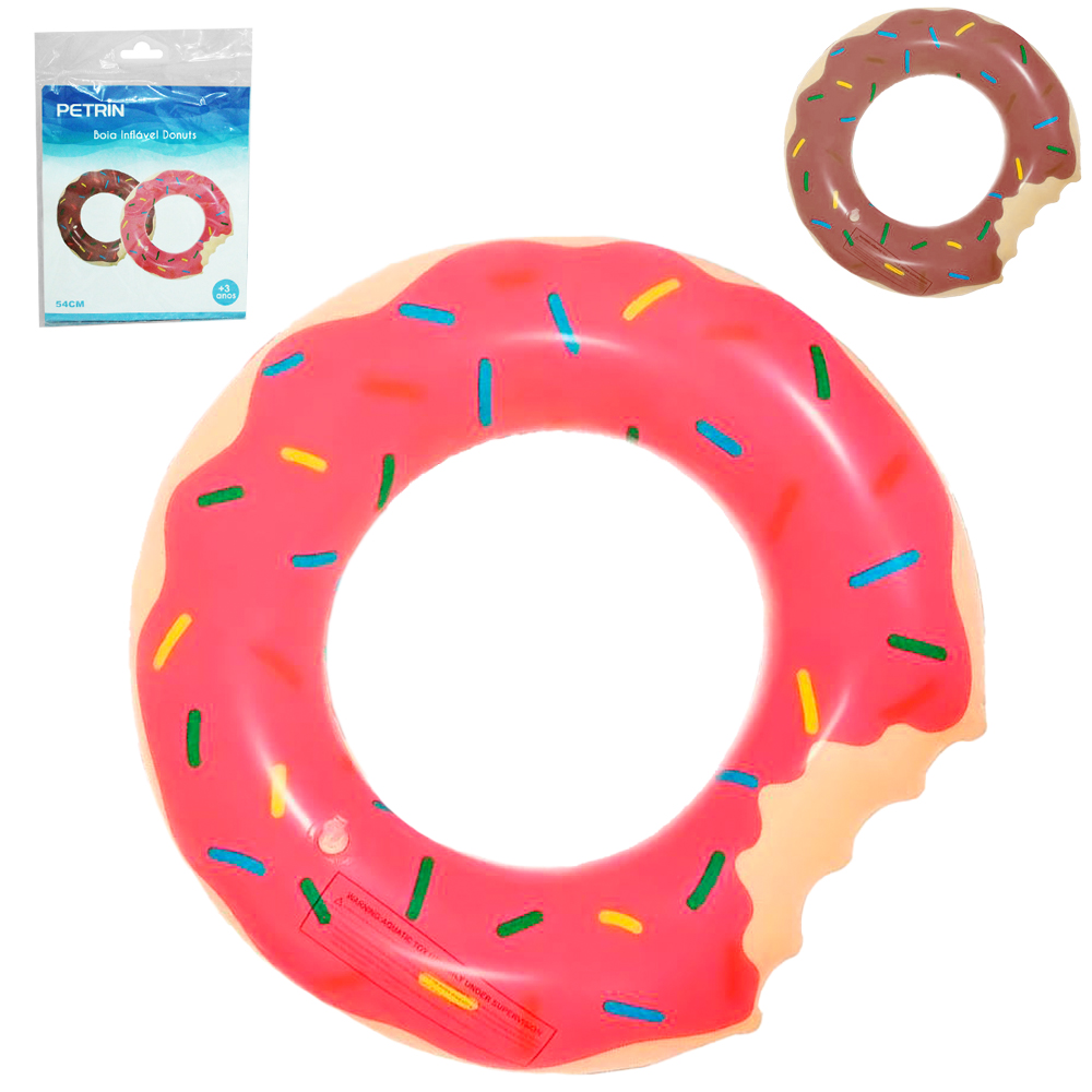 BOIA CIRCULAR INFLAVEL DONUTS 54CM DE Ø