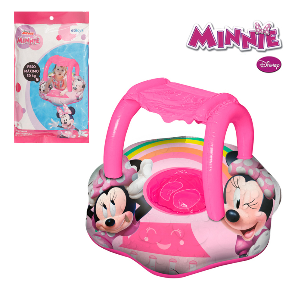 BOIA / BOTE INFLAVEL FRALDA COM COBERTURA MINNIE 68X56CM