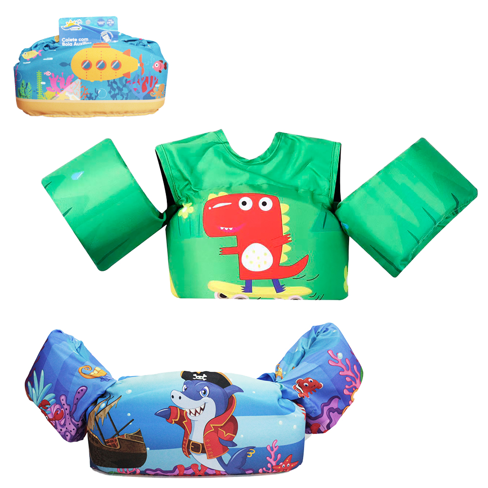 COLETE INFANTIL COM BOIA DE BRACO MAXSOL