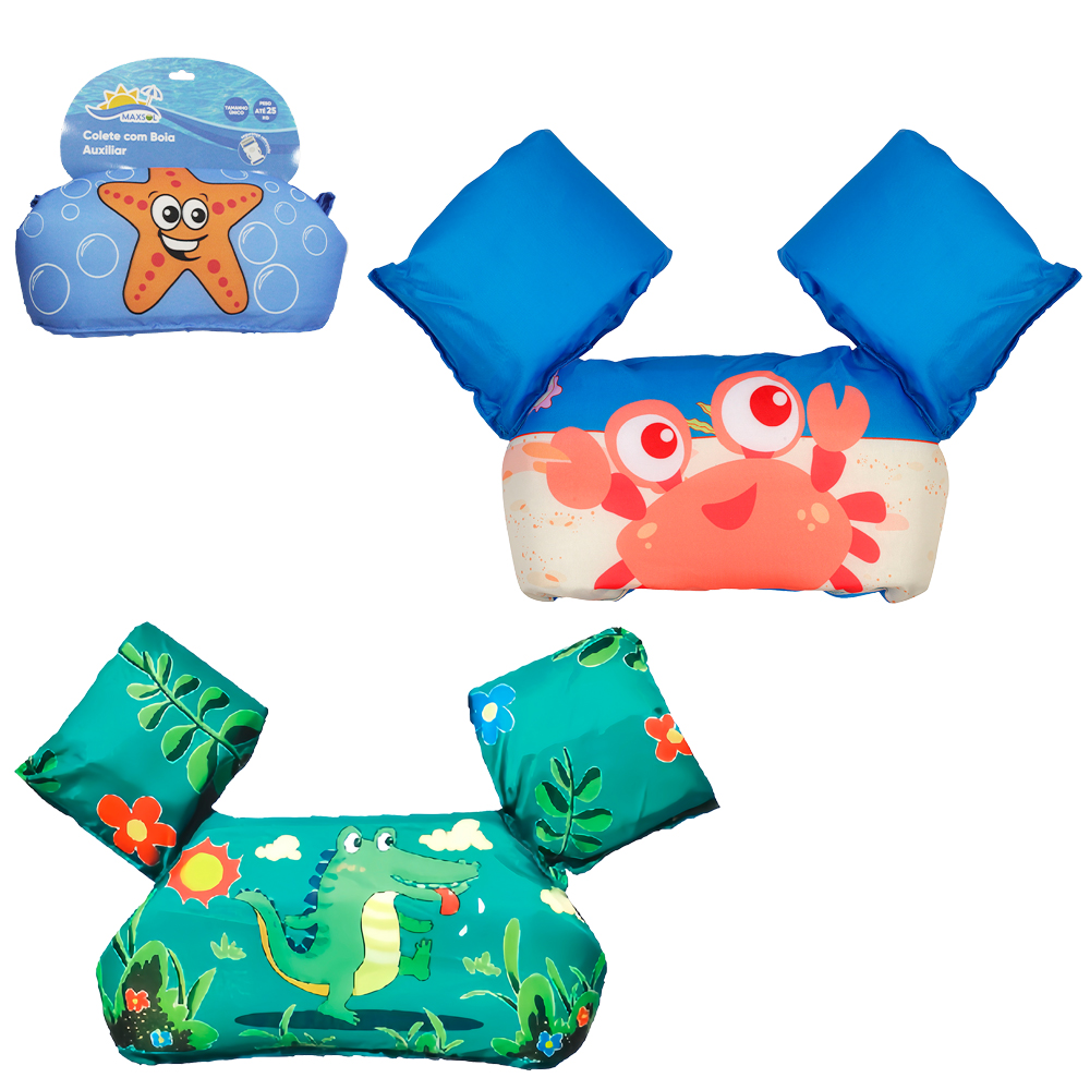 COLETE INFANTIL COM BOIA DE BRACO MAXSOL