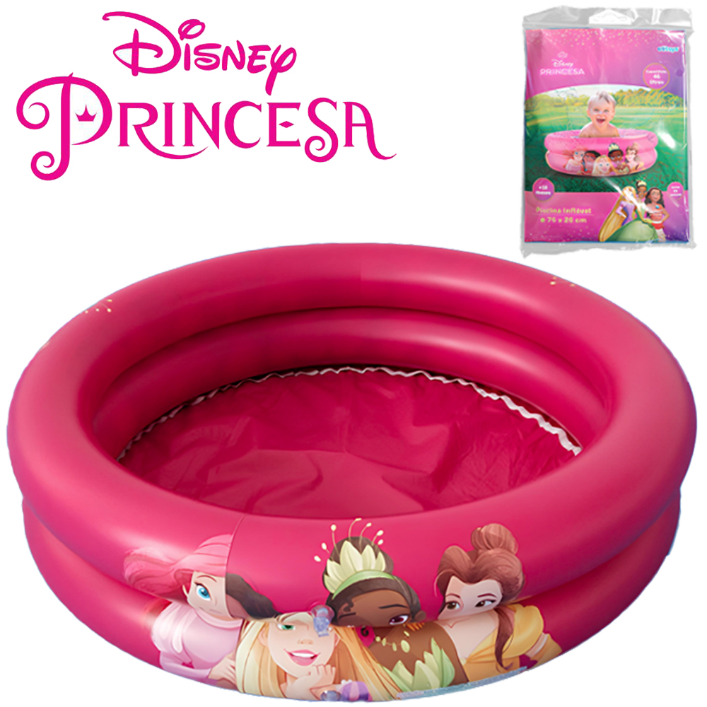 PISCINA INFLAVEL 2 ANEIS 46L PRINCESA 20X76CM DE Ø
