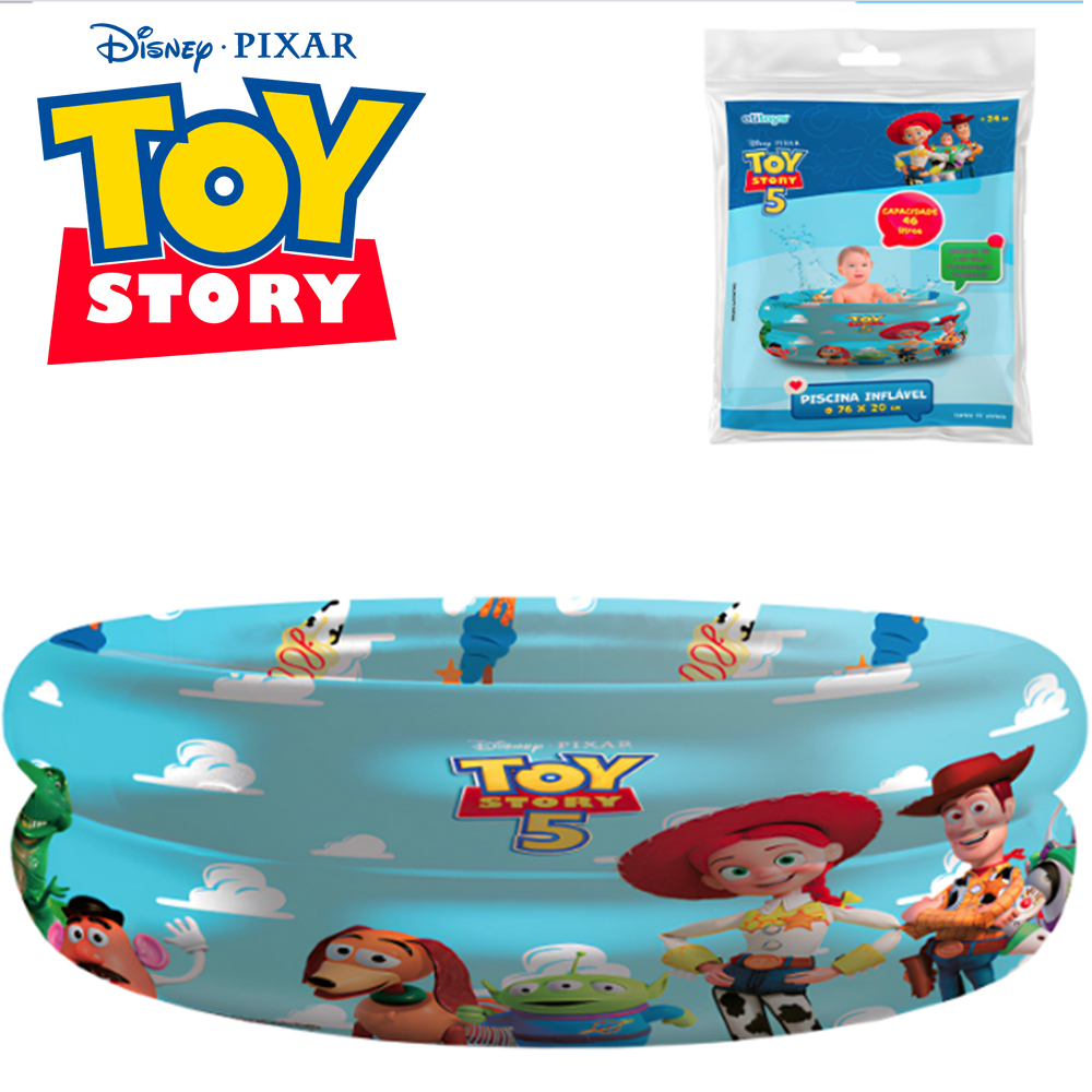 PISCINA INFLAVEL 2 ANEIS 46L TOY STORY 20X76CM DE Ø