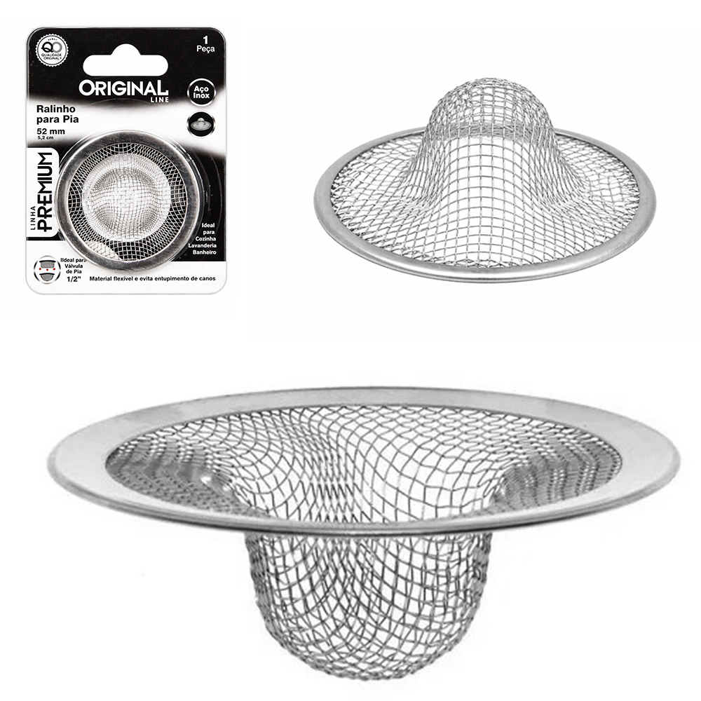  RALO DE INOX PARA PIA PEQUENO PREMIUM 5,2CM DE Ø