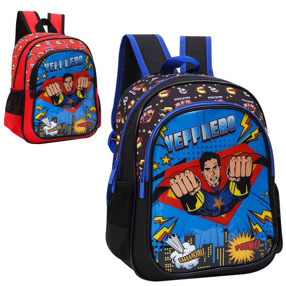 MOCHILA INFANTIL MASCULINA YEPP HERO 13''