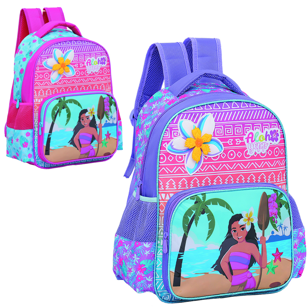 MOCHILA INFANTIL FEMININA ALOH YEPP 16''