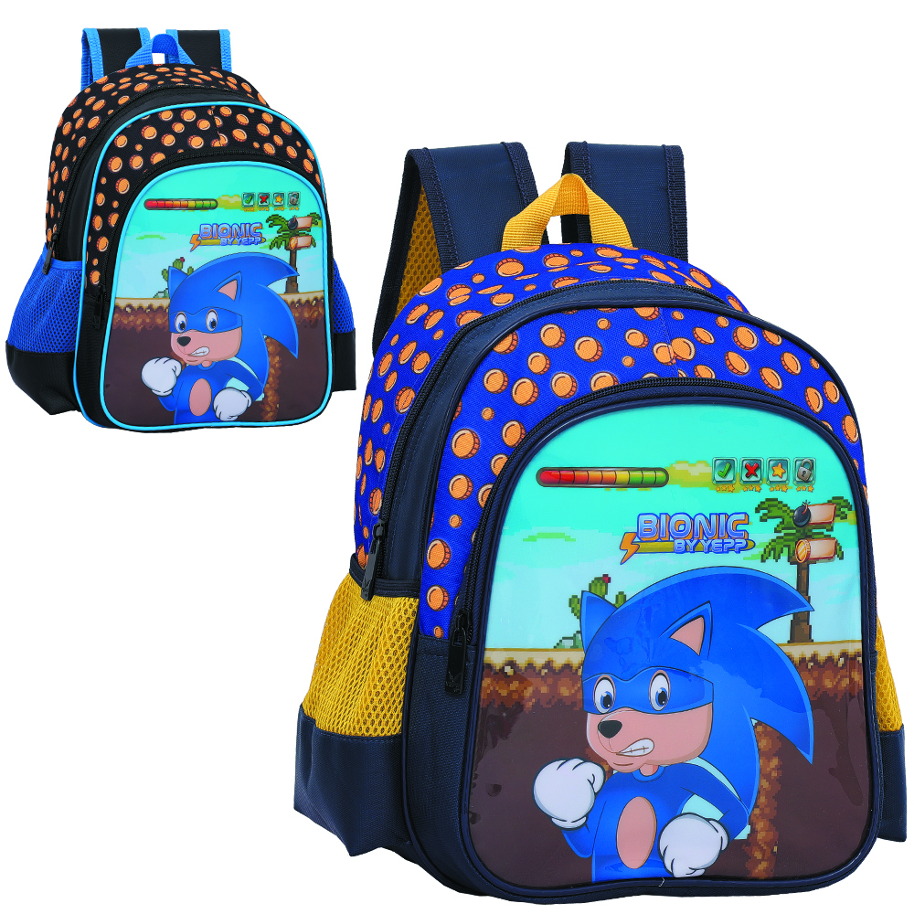 MOCHILA INFANTIL MASCULINA BIONIC BY YEPP 13''