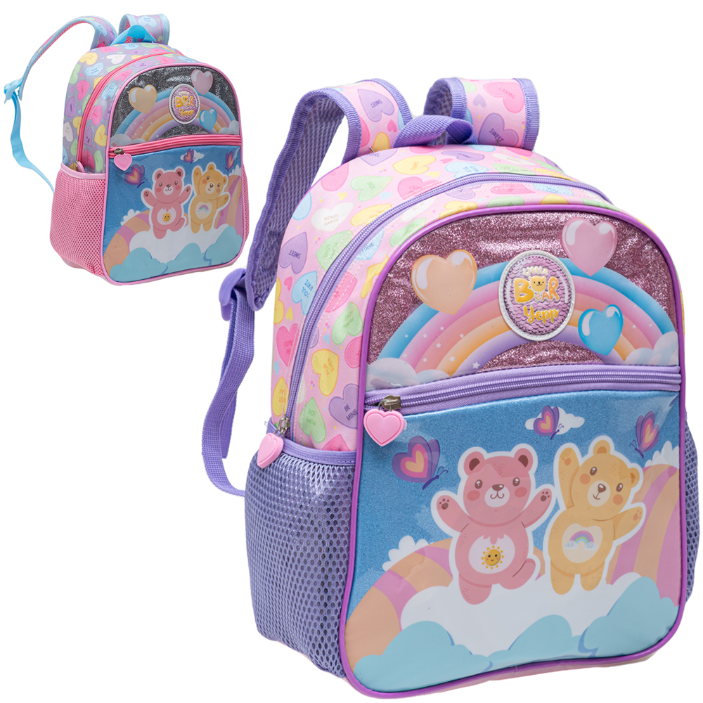 MOCHILA INFANTIL FEMININA LITTLE BEAR 13''