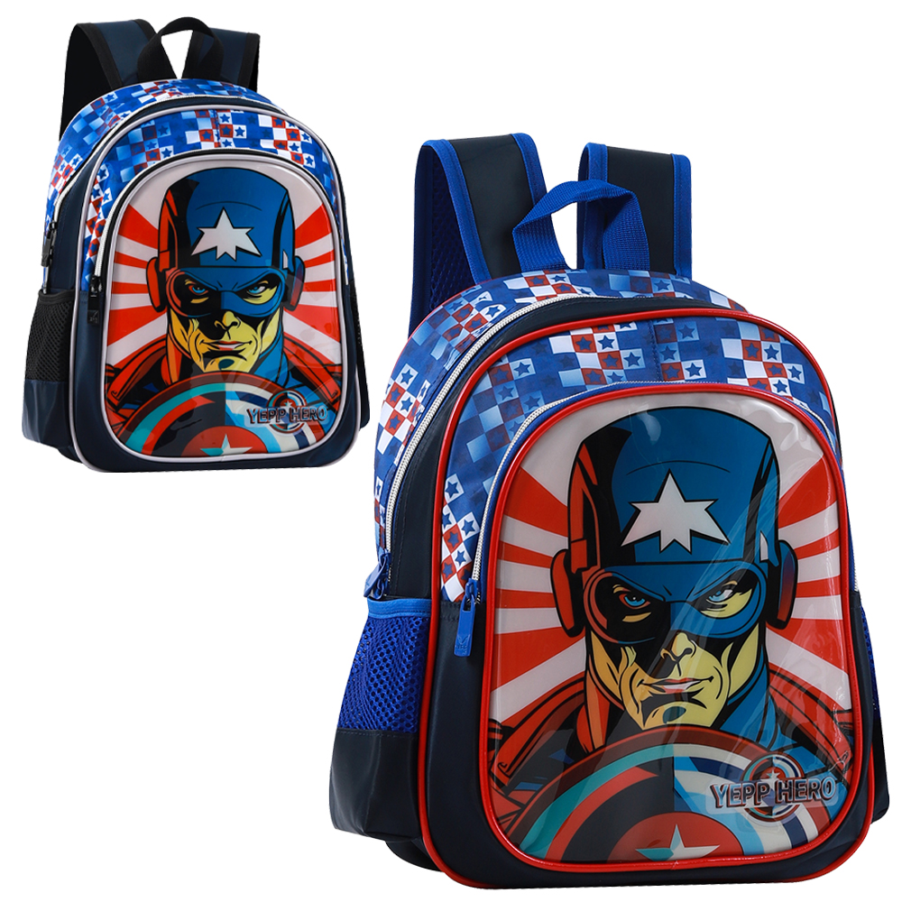 MOCHILA INFANTIL MASCULINA YEPP HERO 13''