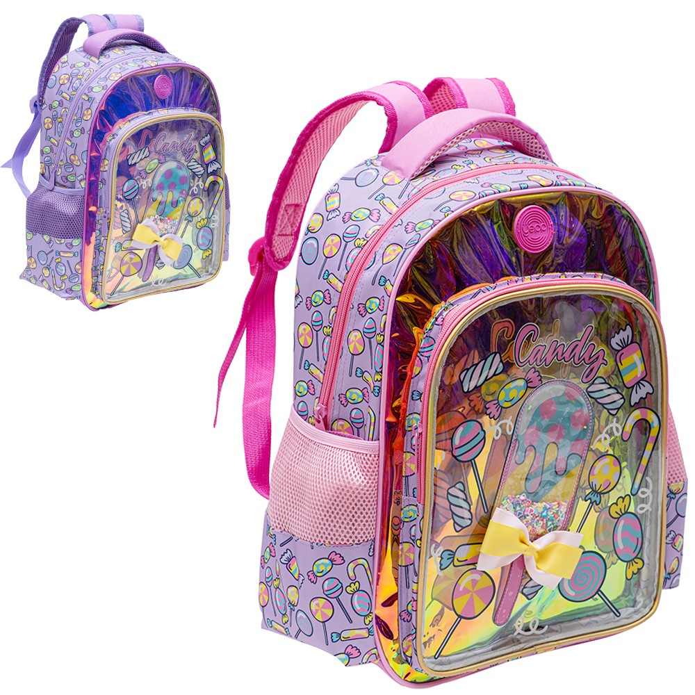 MOCHILA INFANTIL FEMININA CANDY 16''