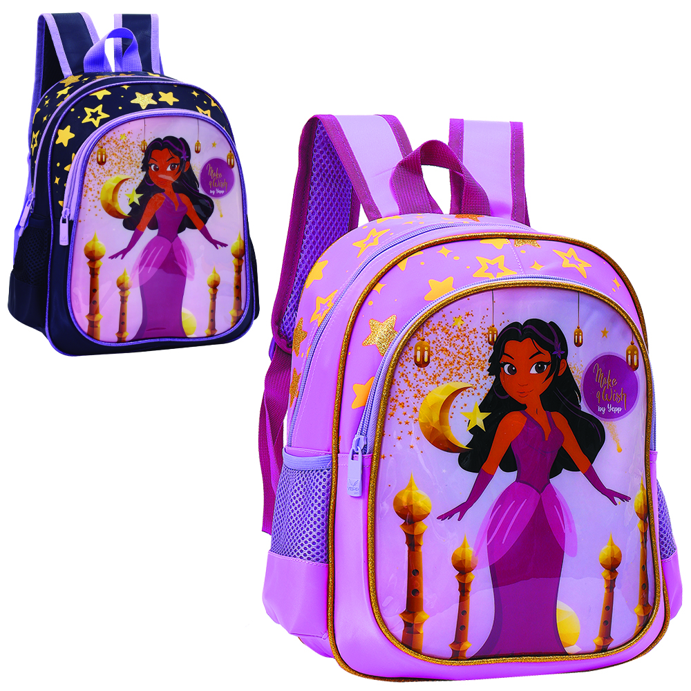 MOCHILA INFANTIL FEMININA MAKE Q WISH BY YEPP 13''