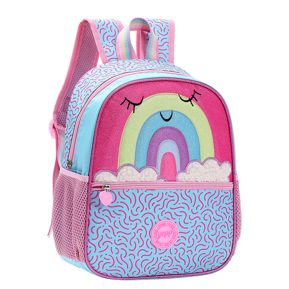 MOCHILA INFANTIL FEMININA ARCO IRIS YEPP 13''