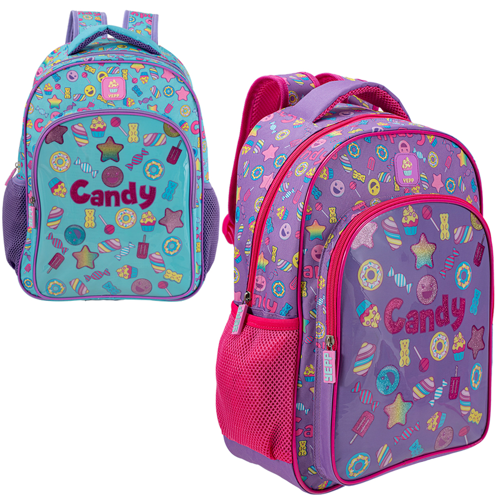 MOCHILA INFANTIL FEMININA CANDY YEPP 16''