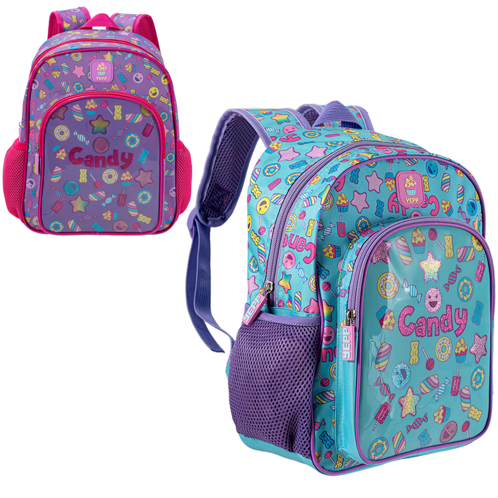 MOCHILA INFANTIL FEMININA CANDY YEPP 13''