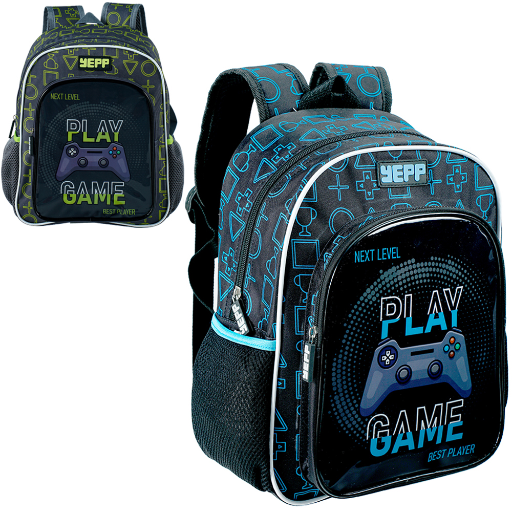 MOCHILA INFANTIL MASCULINA PLAY GAME BEST PLAYER YEPP 13''
