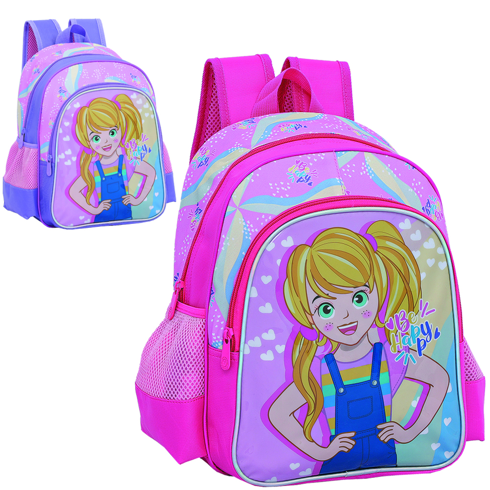 MOCHILA INFANTIL FEMININA BE HAPPY YEPP 13''