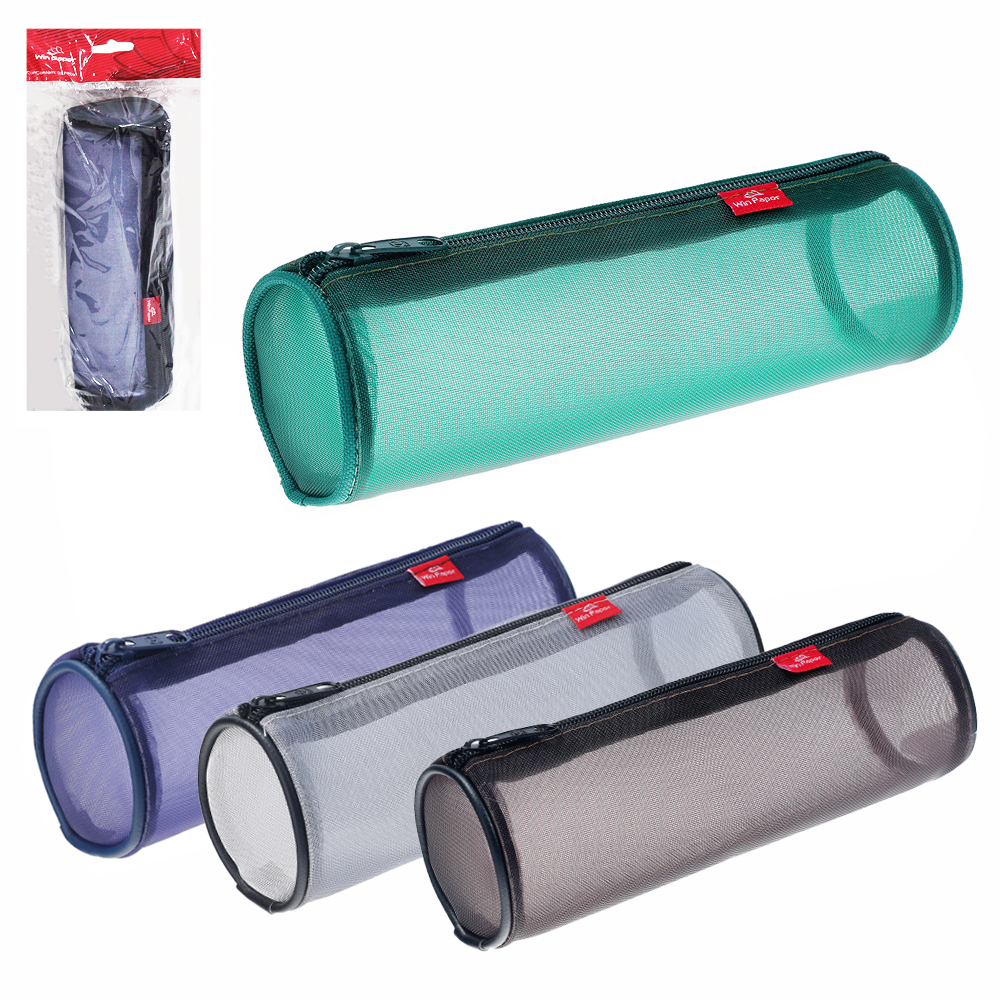 ESTOJO ESCOLAR JUVENIL UNISSEX REDONDO TELADO 21X7CM DE Ø