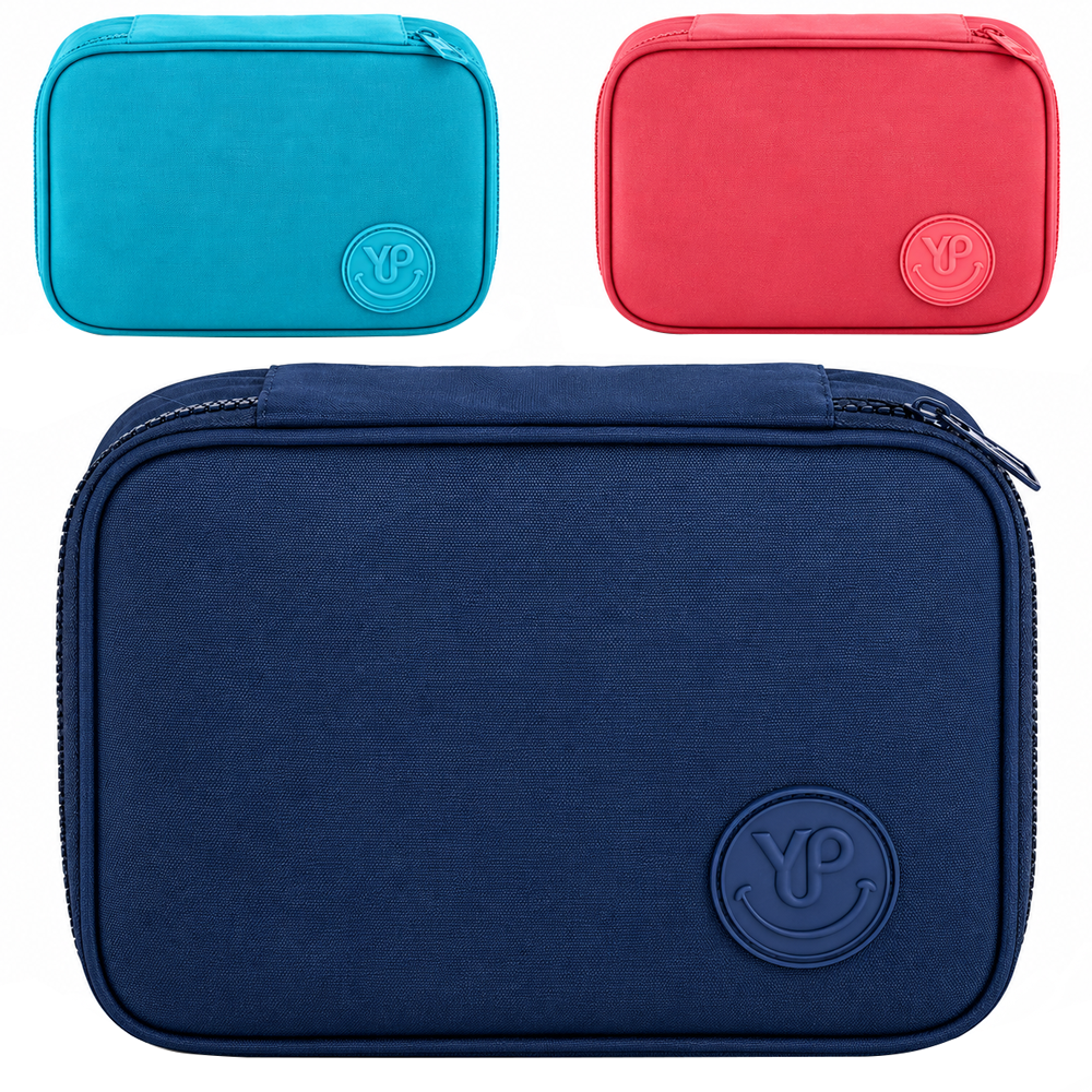 ESTOJO NECESSAIRE RETANGULAR UNISSEX KLP YEPP 