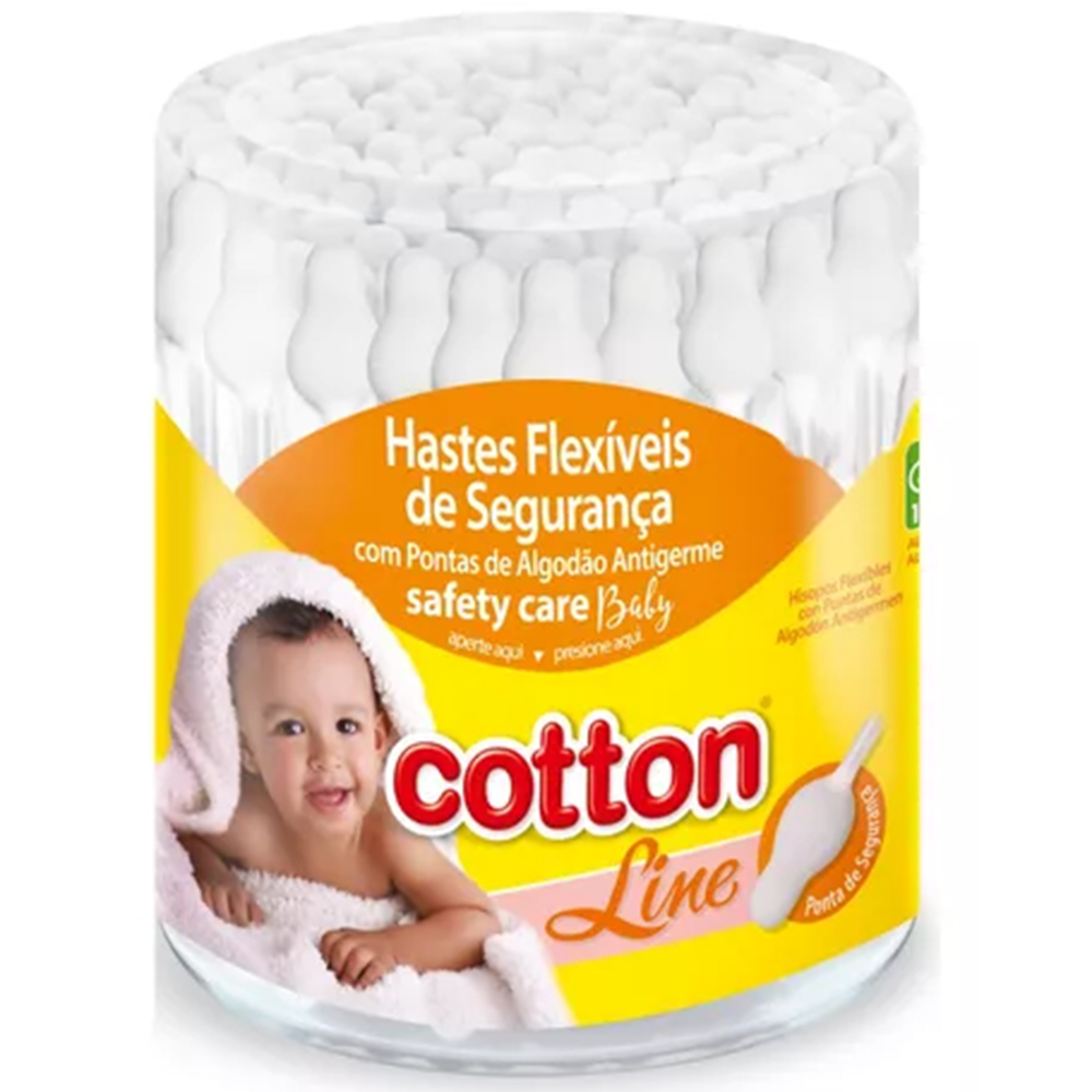 HASTES FLEXIVEIS DE SEGURANCA SAFETY CARE BABY COTTON LINE 45 PECAS 