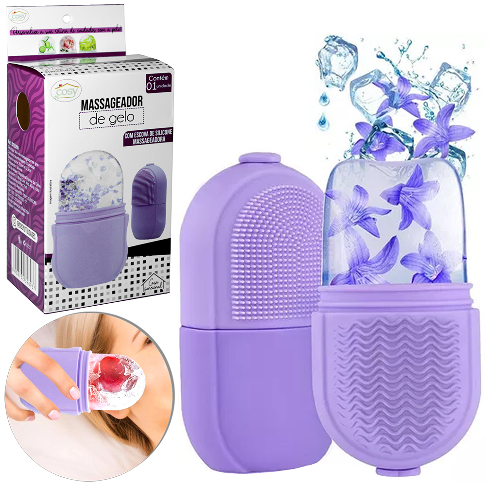 MASSAGEADOR DE GELO SILICONE 12,5X5,5CM