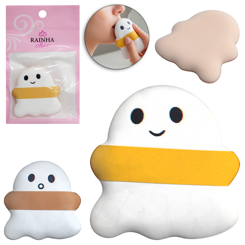 ESPONJA PARA MAQUIAGEM FANTASMA RAINHA CHIC 