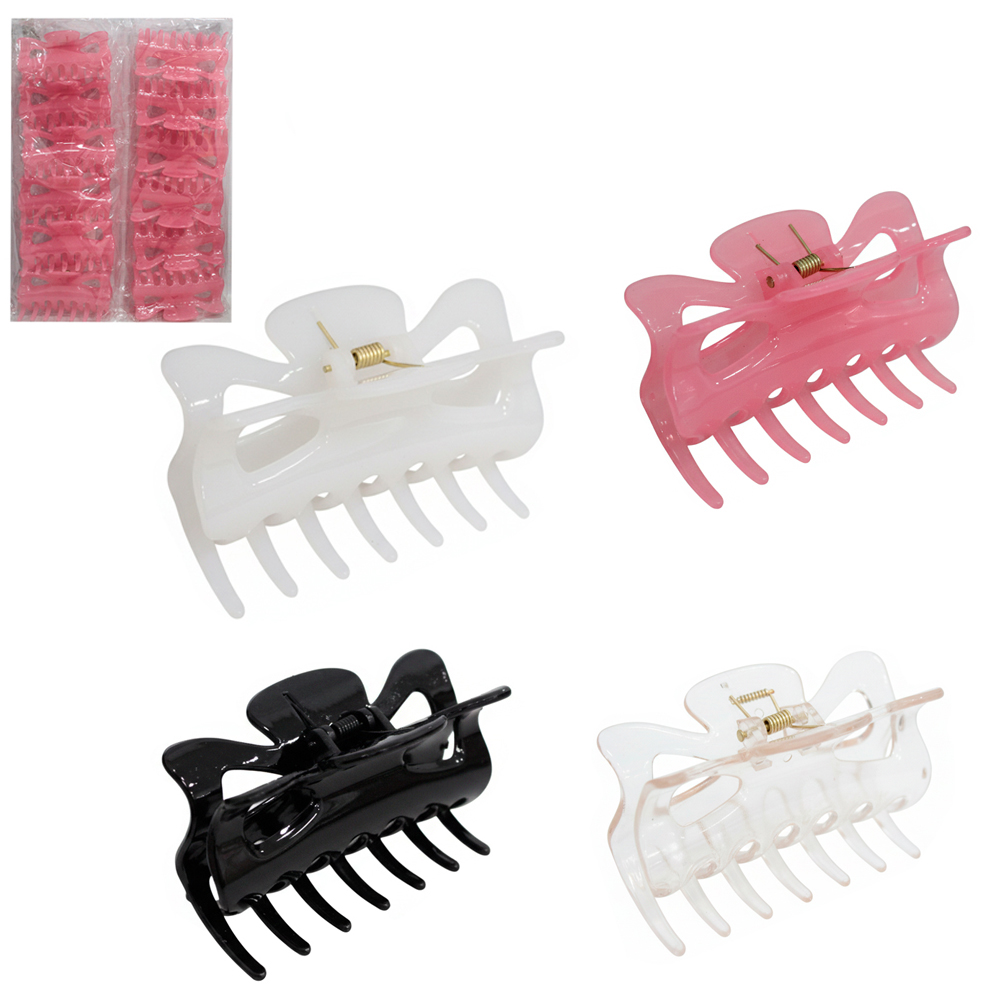 KIT ACESSORIOS PARA CABELO PIRANHA COM 12 PECAS