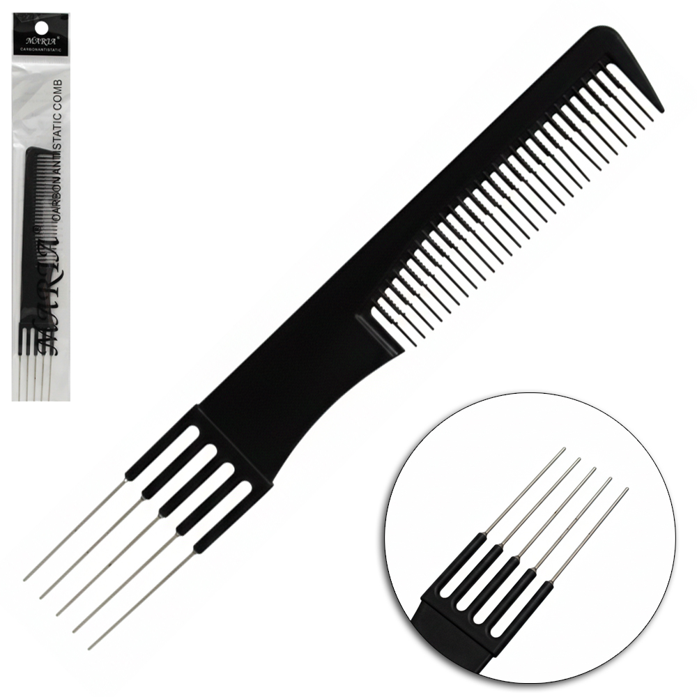 PENTE DE CARBONO ANTI ESTATICO CABO GARFO DE METAL 19,5CM