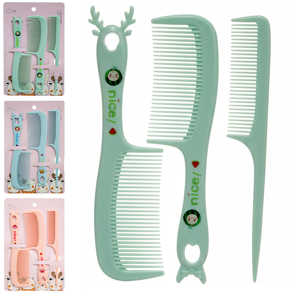 PENTE DE PLASTICO INFANTIL COM 3 PECAS