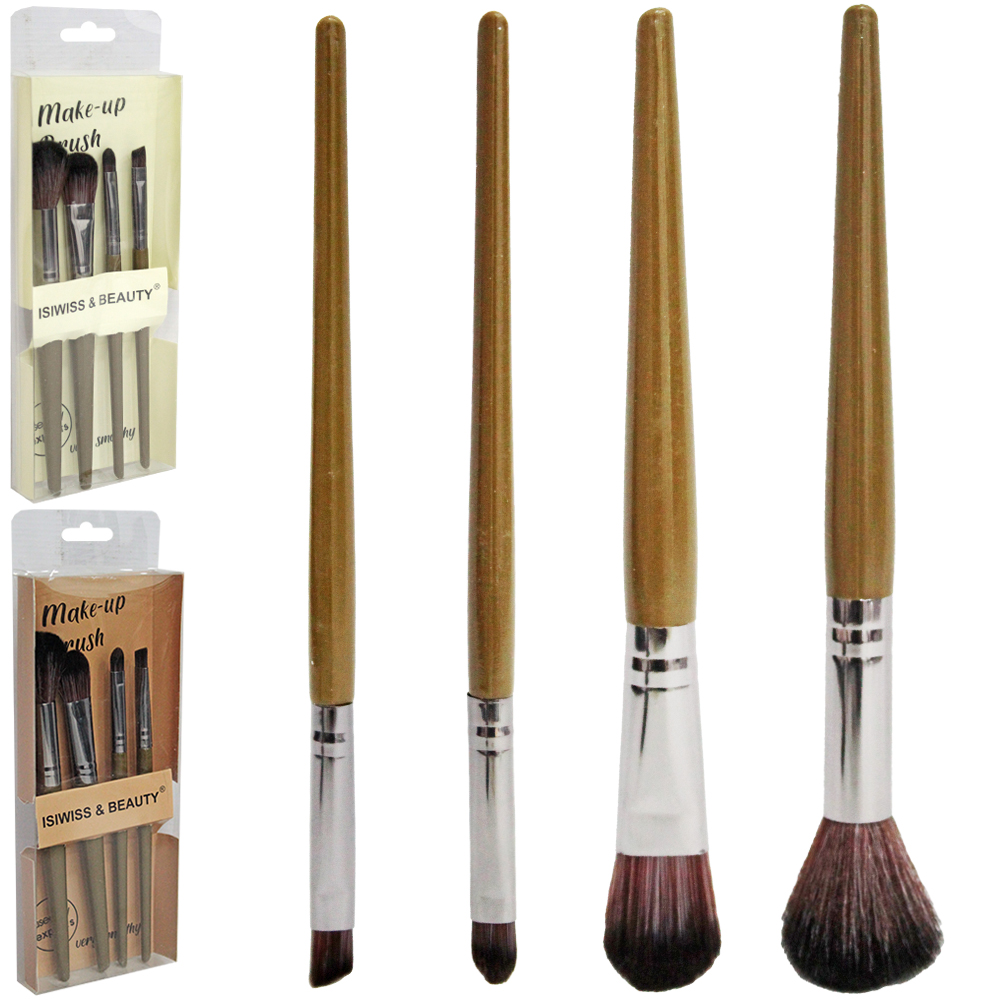 PINCEL PARA MAKE / MAQUIAGEM MAKEUP BRUSH COM 4 PECAS