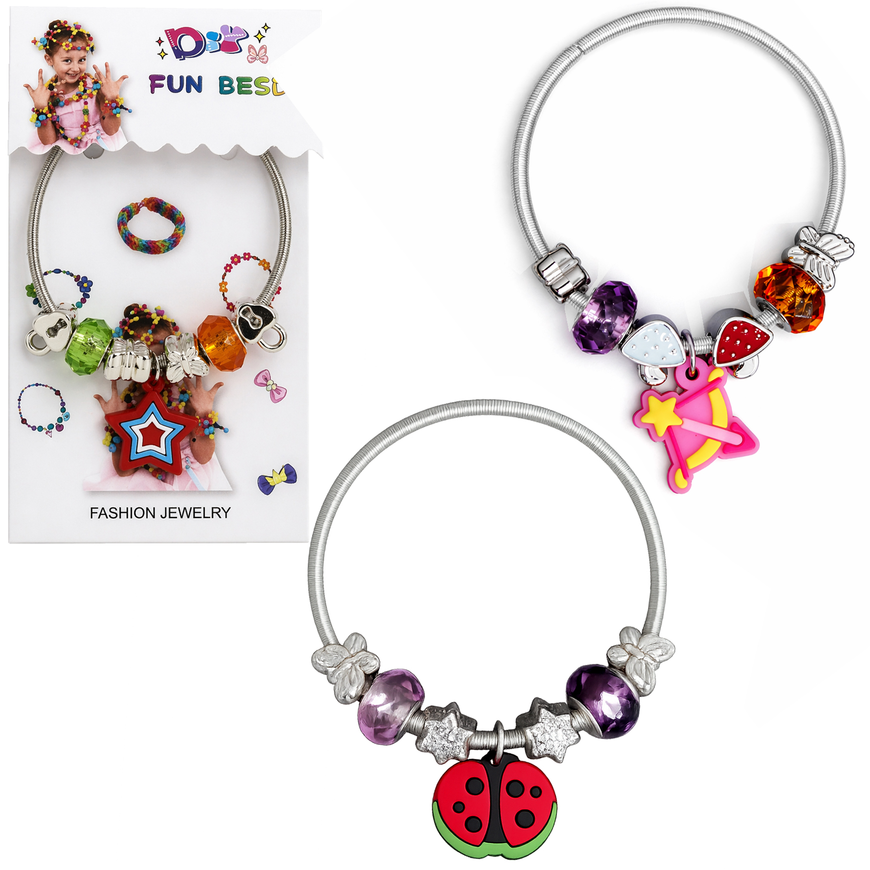 KIT BELEZA / BIJUTERIA INFANTIL PULSEIRA