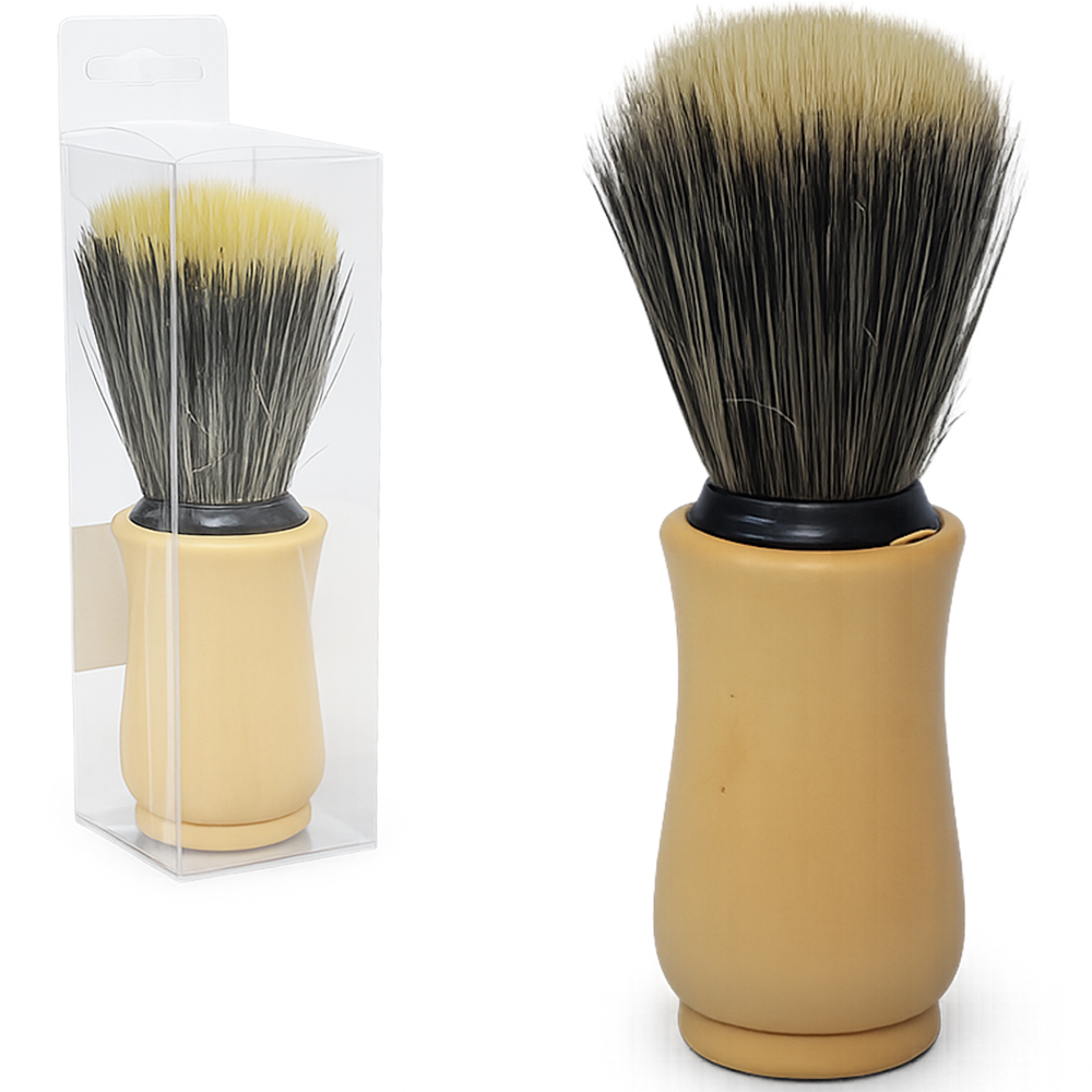 PINCEL PARA BARBEAR CABO MADEIRA 10,5CM DP PLAY