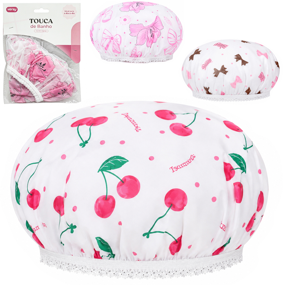 TOUCA DE BANHO DE PLASTICO ESTAMPAS SORTIDAS VERSY 27CM DE Ø
