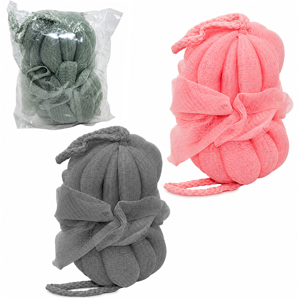 ESPONJA / BUCHA DE NYLON PARA BANHO NEX HOME 21X10CM