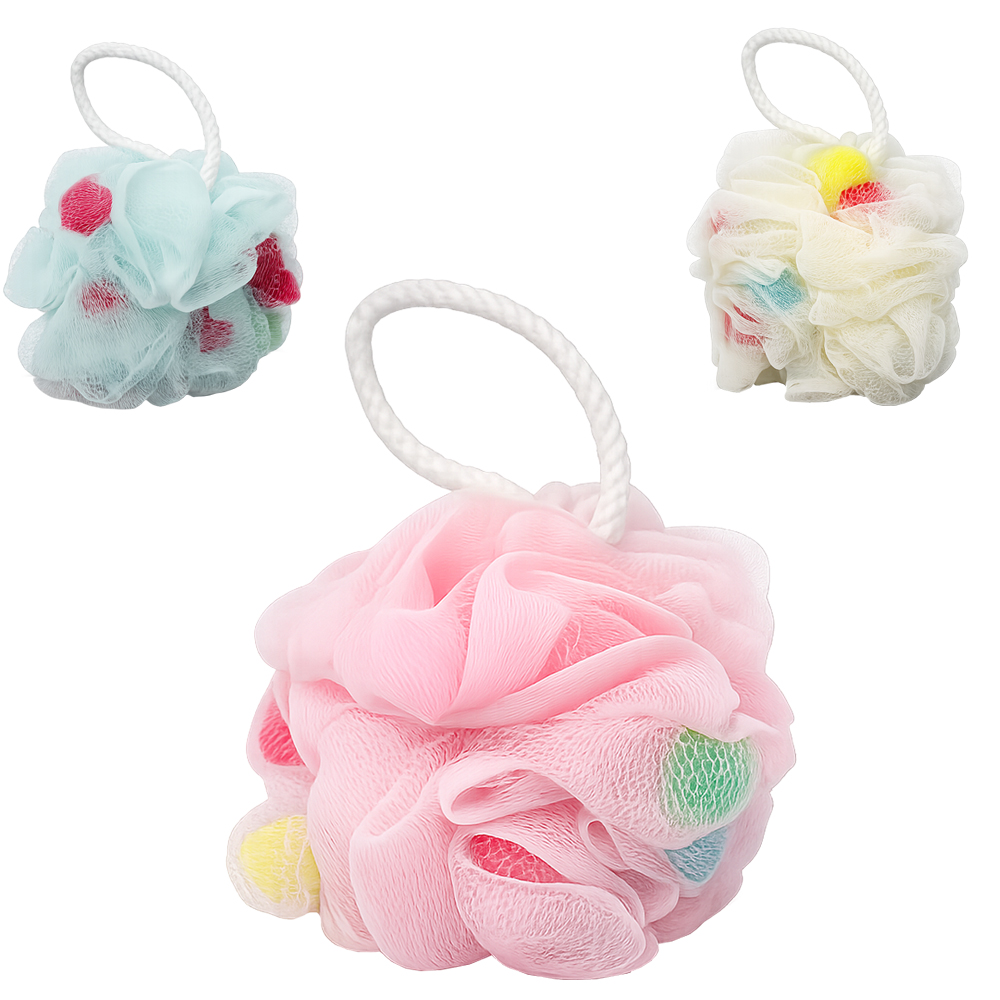 ESPONJA/BUCHA DE NYLON PARA BANHO VERSY 10CM